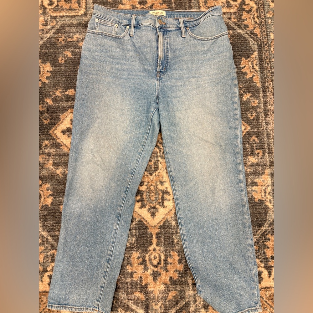 Madewell Light Blue Straight Leg Jeans